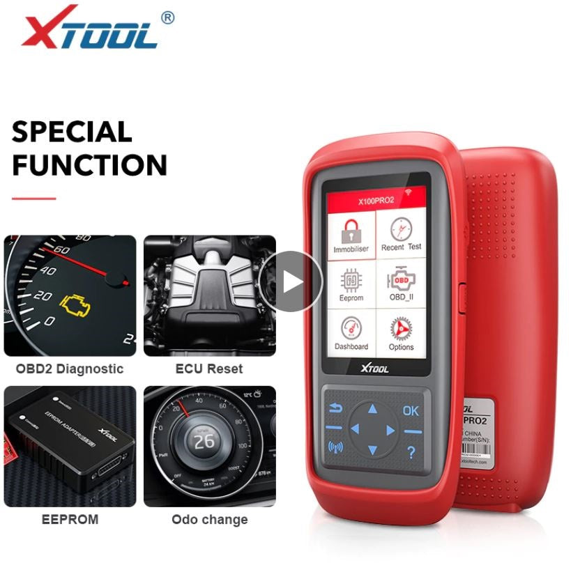 XTOOL X100 PRO2 OBD2 IMMO Programming Coding ECU Vehicle Scanner - Auto Lines Australia